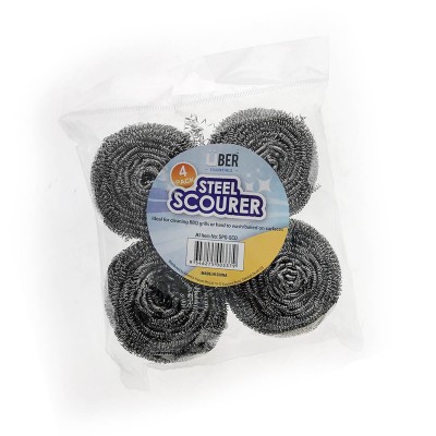 Uber Steel Scourer 4pcs